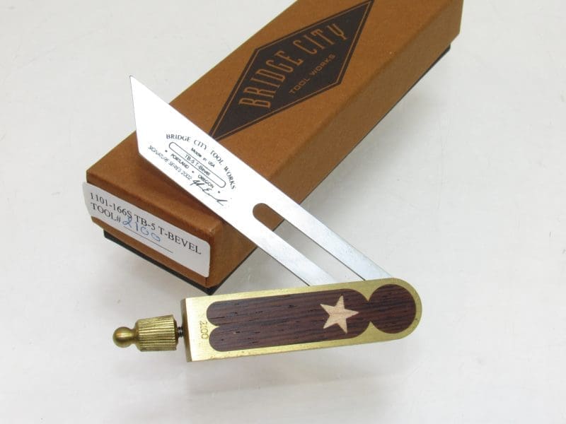 Minty In Box Bridge City Tool TB-5 T Bevel Tool / Square Limited Edition Signature Series Made In USA 2002
